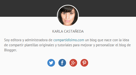Cuadro de perfil de Karla
