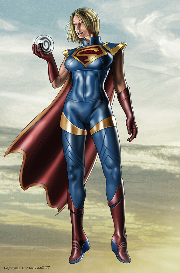 Supergirl Concept Art.