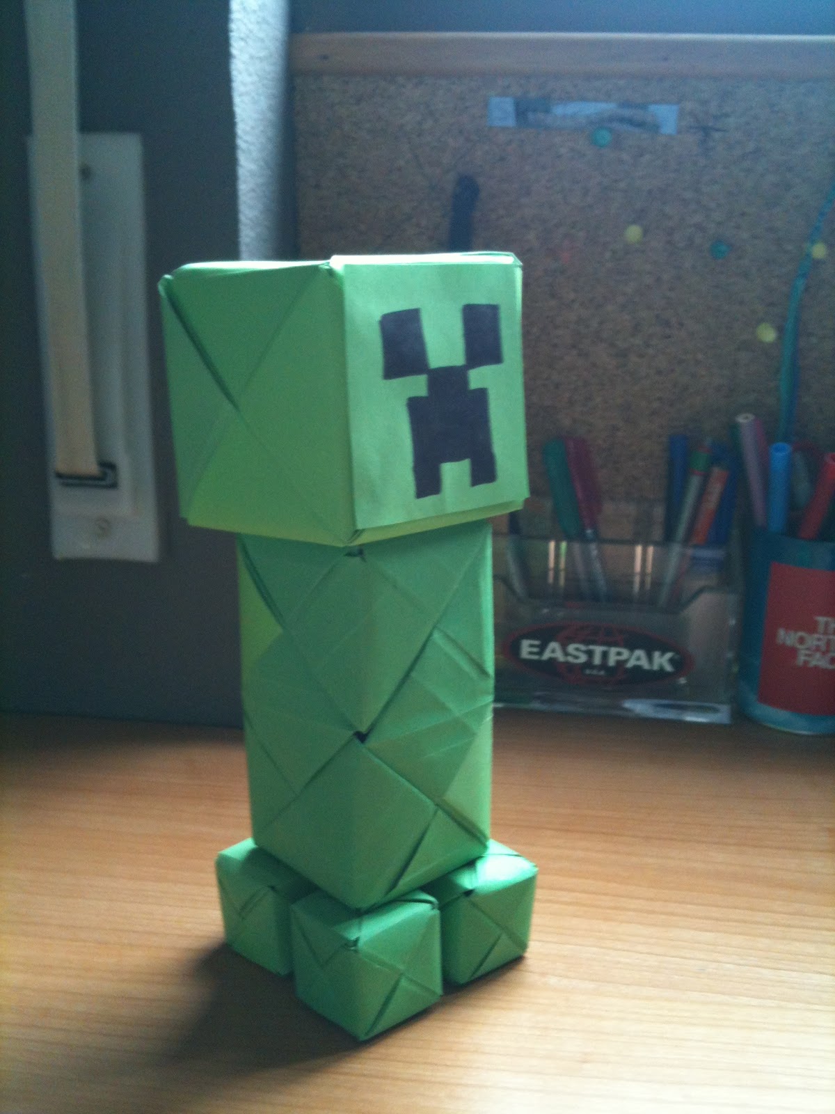 Origami, Music and Stuff: Paper Creeper (Minecraft)