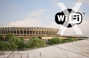 Apenas metade dos estádios da Copa terá rede Wi-Fi