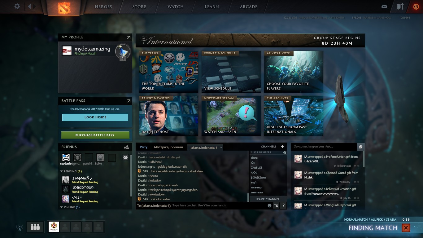 DOTA 2 Tidak Bisa Find Match Kenapa? gamegerak