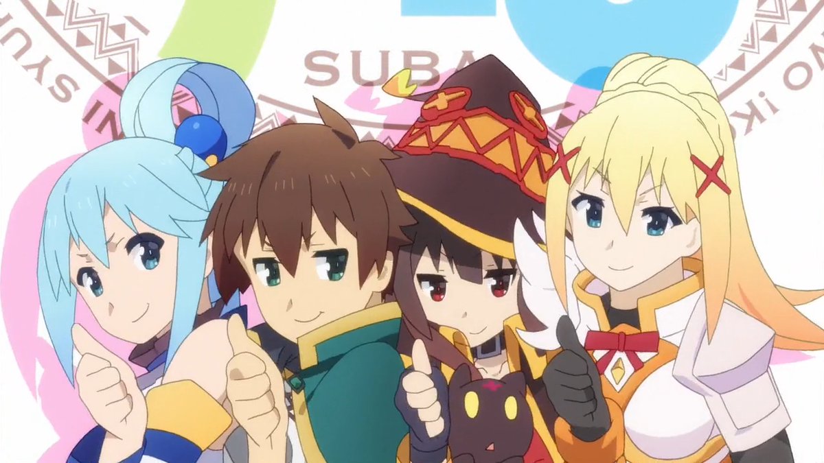 8 Animes PARECIDOS com KONOSUBA 