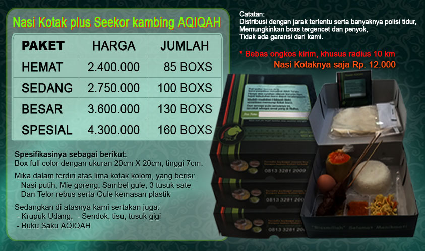 NASI KOTAK aqiqah surabaya