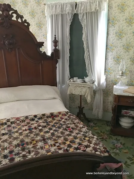 bedroom in Fischer-Hanlon House at Benicia Capitol State Historic Park in Benicia, California