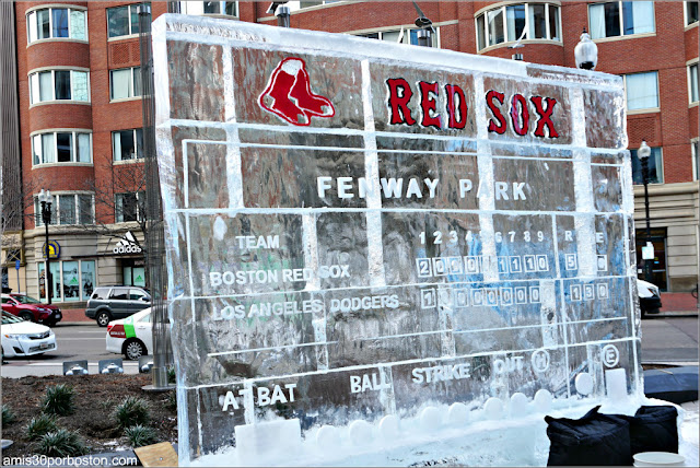 Esculturas de Hielo de la First Night de Boston: Red Sox Esculturas de Hielo de la First Night de Boston: Red Sox
