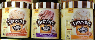 Dreyers Slow Churned REVIEW California Caramel Almond Mississippi Mud Pie Texas Pecan ice cream