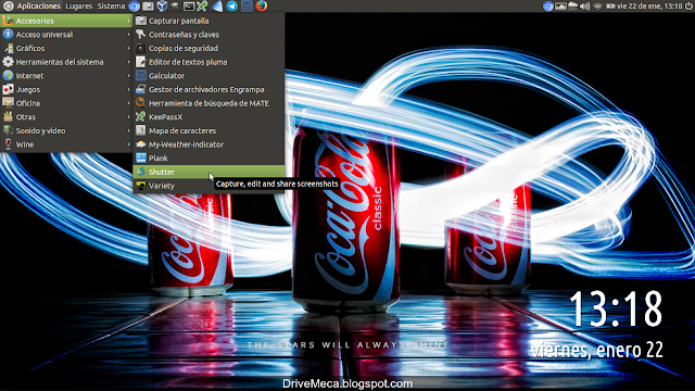 DriveMeca instalando Shutter paso a paso en Linux Ubuntu