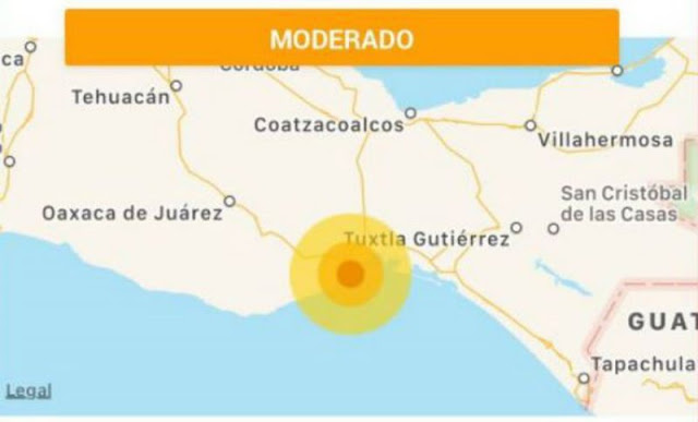  Se registro nuevo sismo de  5.0 grados en Salina Cruz, Oaxaca 