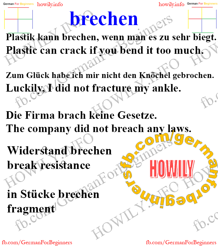 brechen brechen