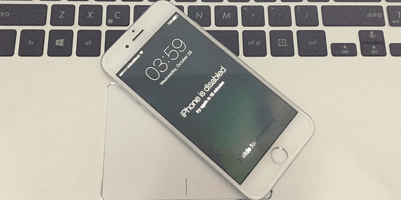 Iphone is disabled error fix without itunes restore