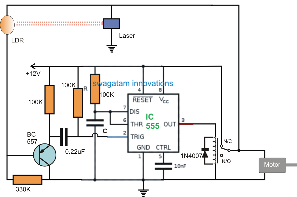Material Storage Level Controller Circuit | Subwoofer Bass Amplifier