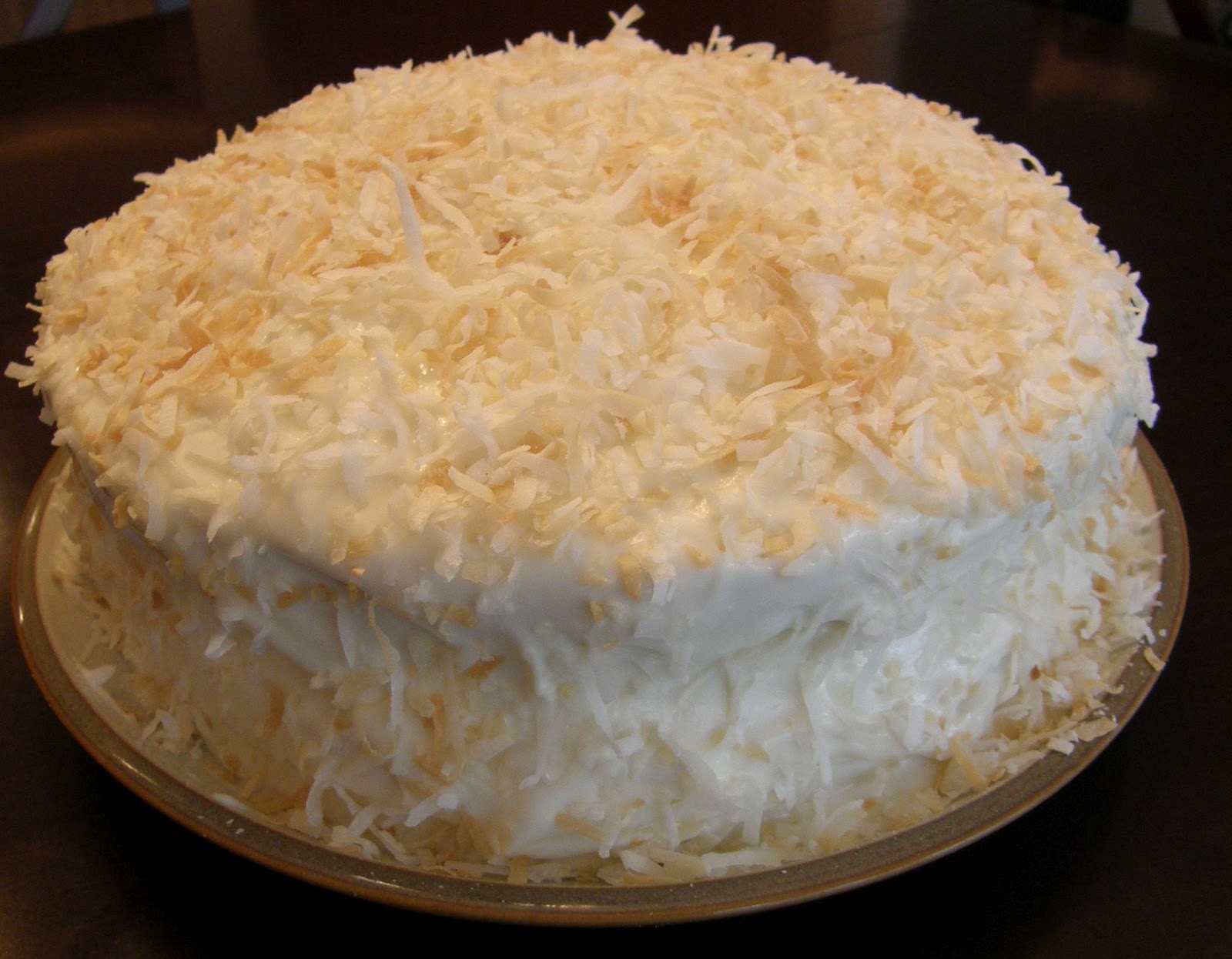 Spokane Dinner Club Coconut Cream Cake