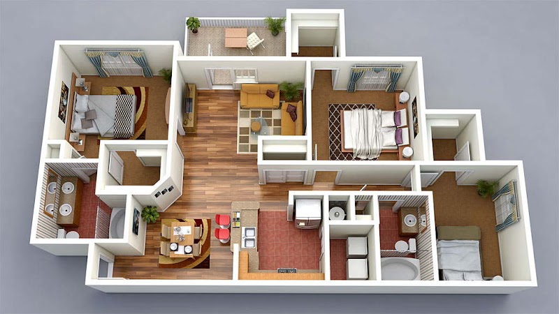 37+ House Plan And 3d
