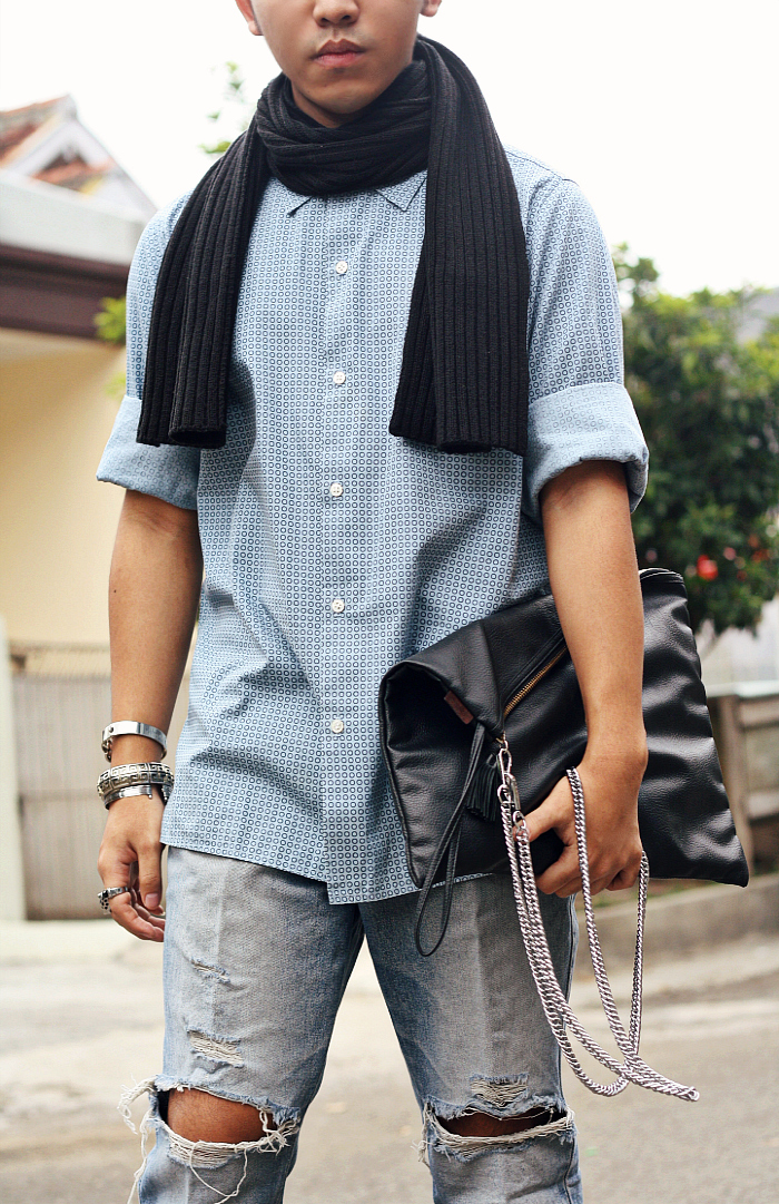 MEN'S FASHION BLOGGER INDONESIA IN MARC JACOBS TSHIRT