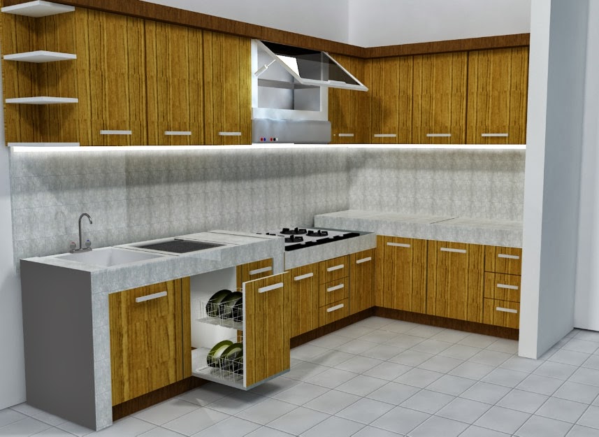 Membuat Meja Dapur Cor Kitchen Set Bandung