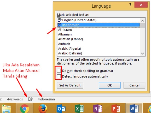 Cara Cek Typo Di MS Word Dengan Mudah Untuk Bahasa Indonesia dan Inggris