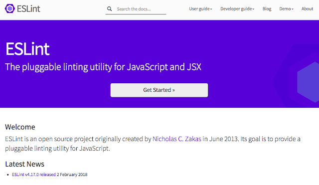 ESLint home page ESLint