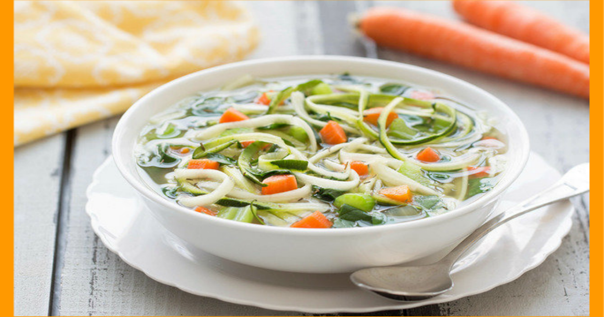 SlowCooker Veggie Soup with 0 SmartPoints weight watchers recipes
