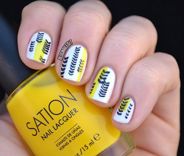 Yellow white nails!