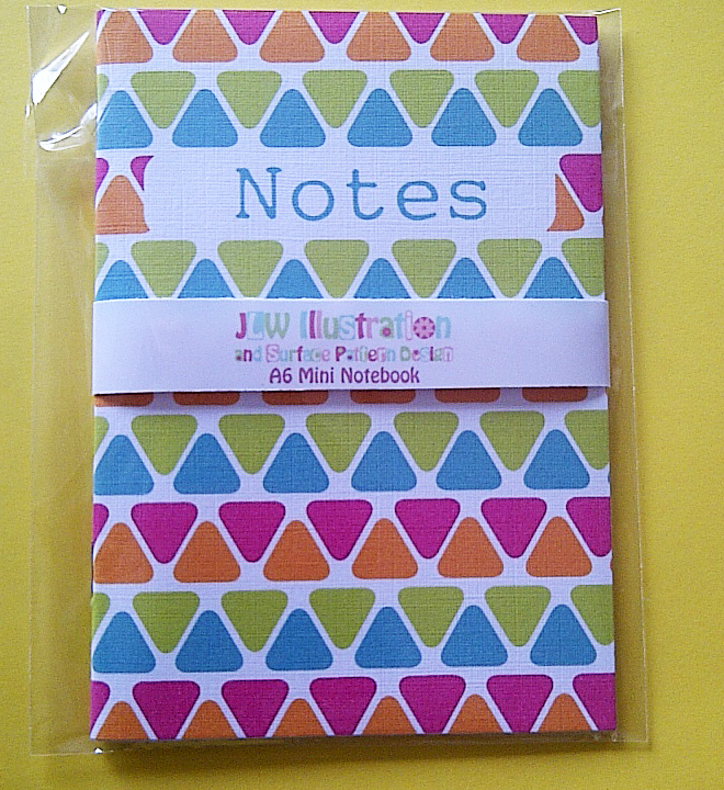 J.L.W Illustration: How to make a mini Notebook