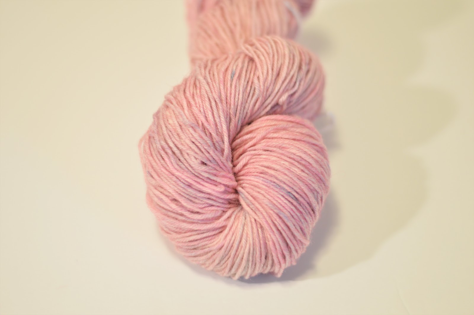 Create Speckled Yarn by Breaking Wilton's Violet Food Coloring 