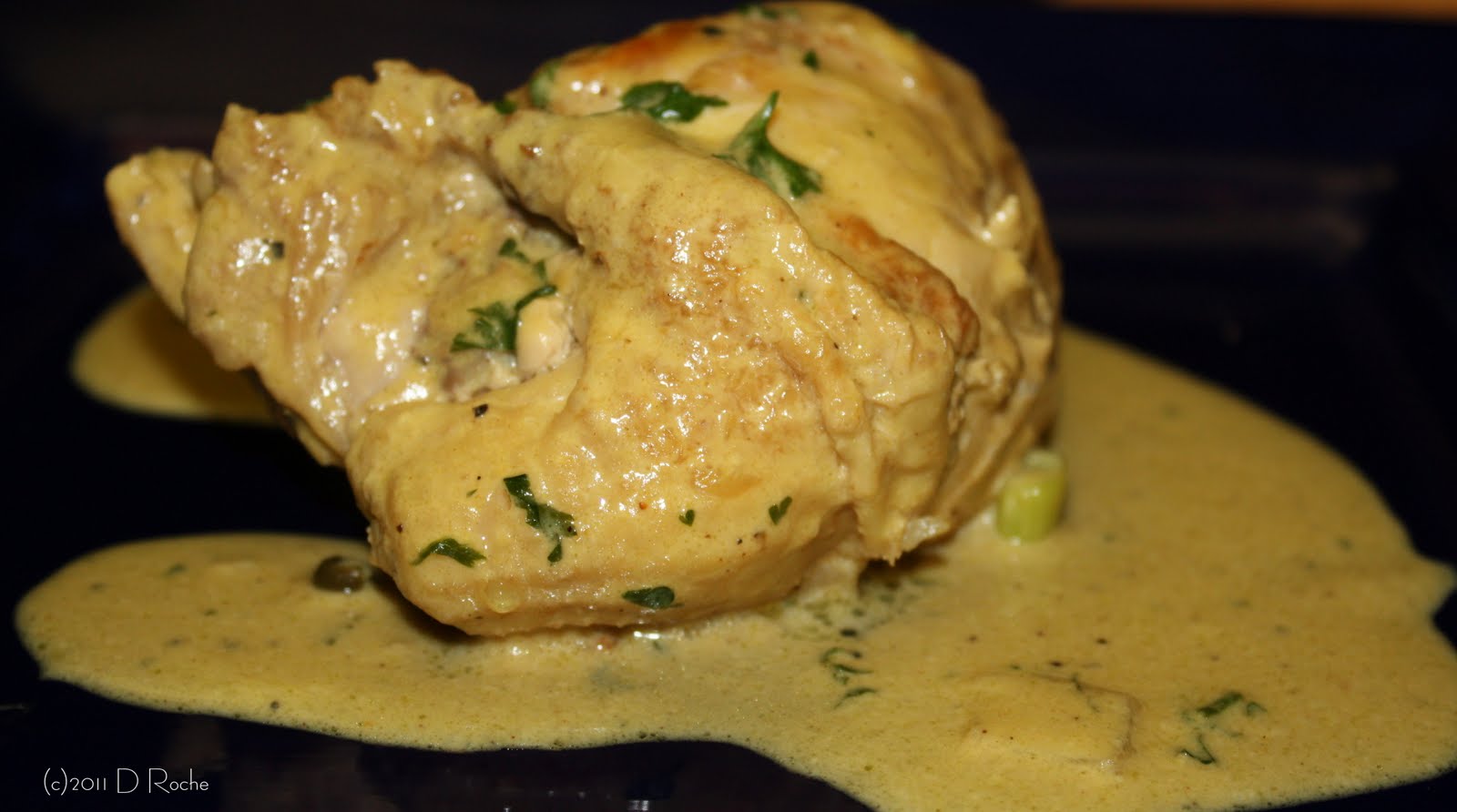 In the kitchen with Nick Coconut Dijon Breast of Chicken, the