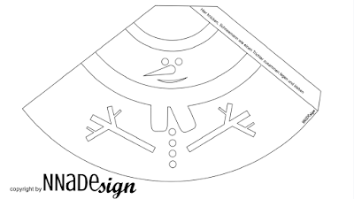 Schneemann zum Ausmalen