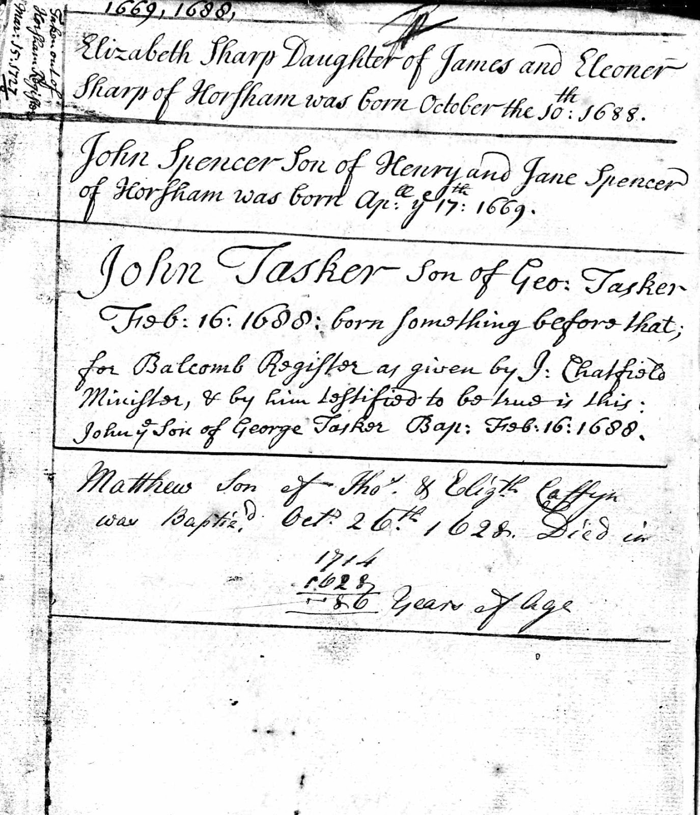 caffyn-family-history