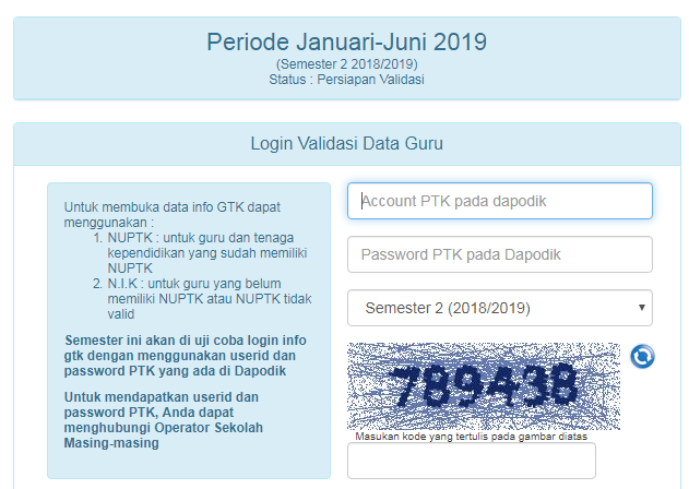Pada posting kali ini Admin membuatkan update isu wacana TERLENGKAP LOGIN INFO GTK (LOGIN INFO GURU)