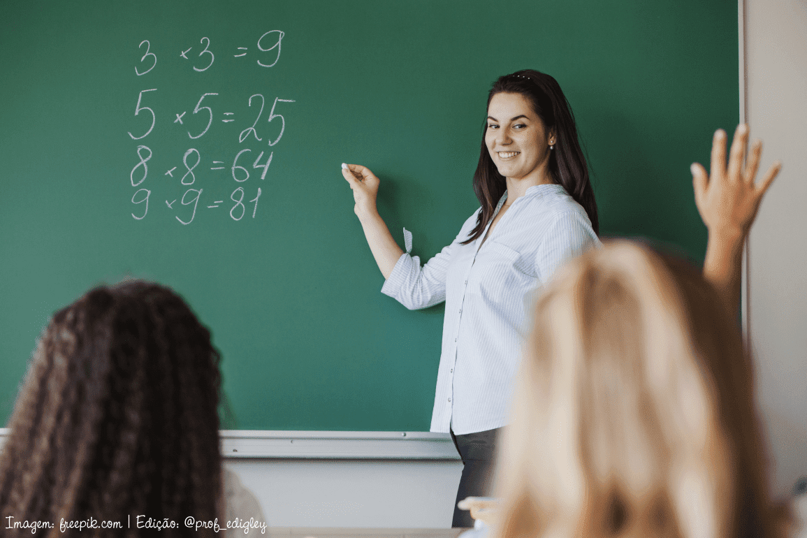 sala de aula quadro de matematica