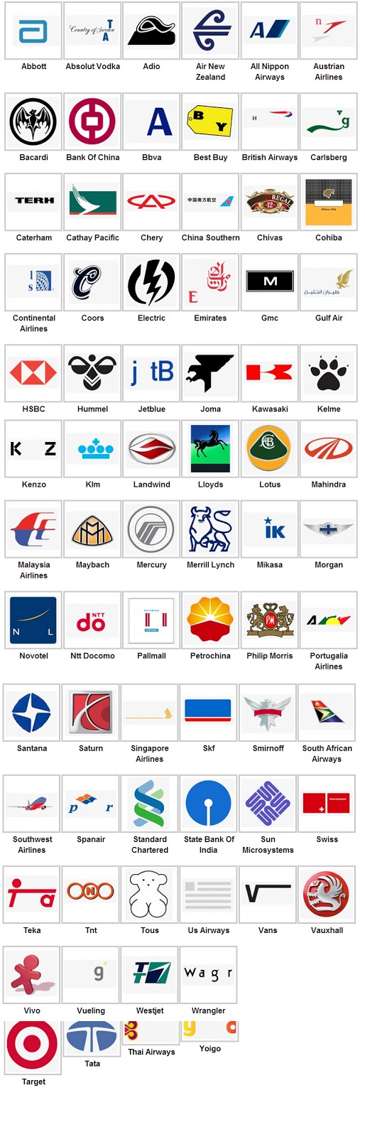 Logo Quiz Answers Logo Quiz Answers Level 8