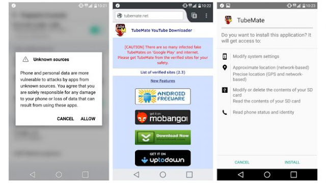 menginstall tubemate