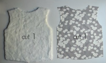 Pequeña Fashionista: Chaleco de reversible