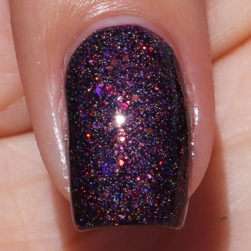 Powder Perfect Darkness & Dragons swatched by Olivia Jade Nails