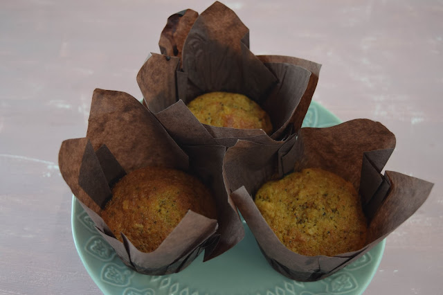 Muffins de Naranja y Semillas de Amapola