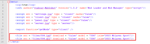 MTA SA Mod Loader - Mod Manager