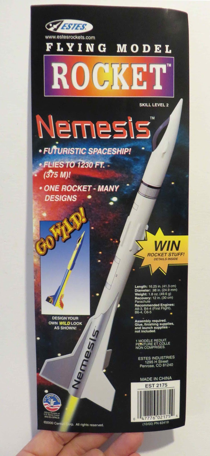 Estes Nemesis #2175 Rocket Kit 