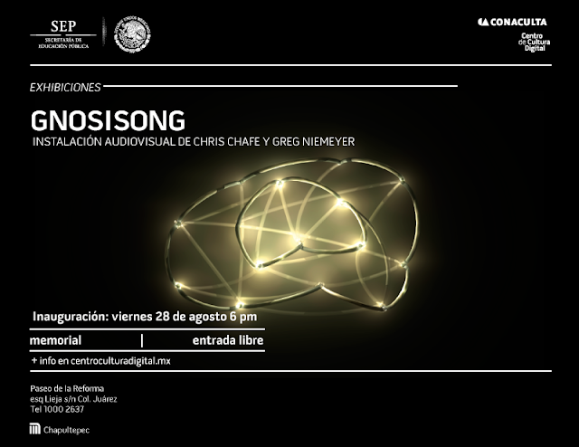 Instalación audiovisual "Gnosisong" en el Centro de Cultura Digital