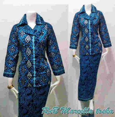 Desain Baju Batik Kerja Guru Wanita Hijab AonFashion Desain Baju Batik Kerja Guru Wanita Hijab AonFashion