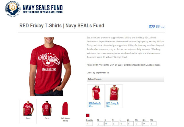 Main Page: RED Friday T-Shirts | Navy SEALs Fund