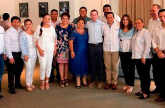 Carlos Joaquín, Anaya y “Chanito”: Se reúnen en Riviera Maya con candidatos del Frente