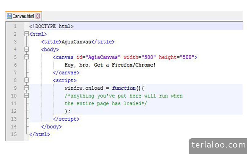 Canvas and HTML5 ~ Moving Text from Left to Right - Terlaloo.com