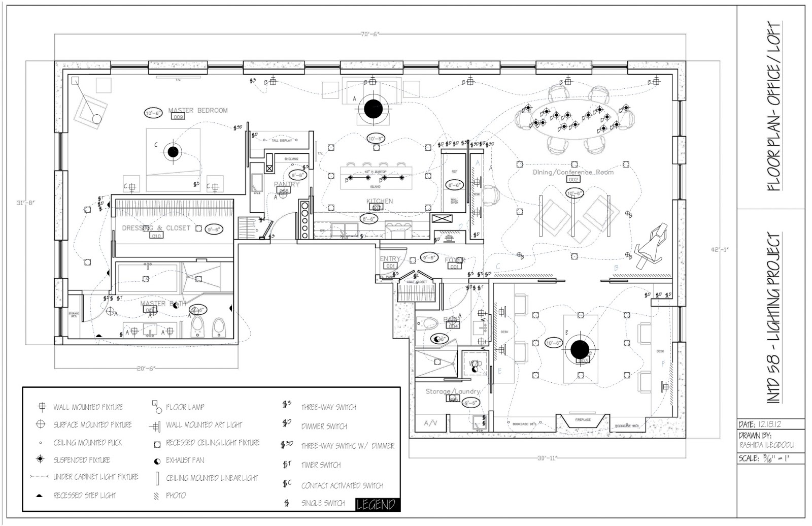 Inside the Frame Lighting Spec Sheet Project