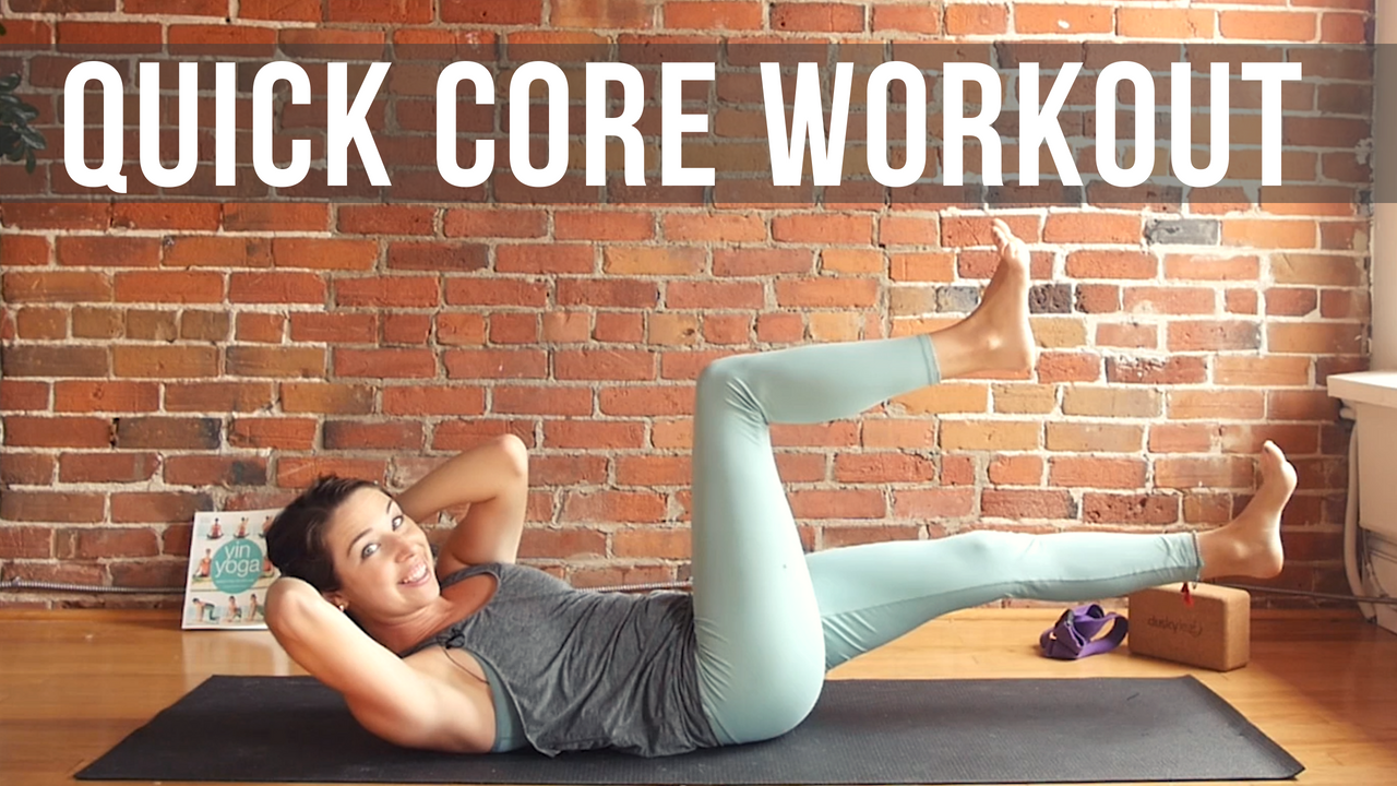 10 min Yoga for Core Strength - Yoga with Kassandra Blog