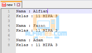 Mengubah banyak kata dengan aplikasi Notepad++