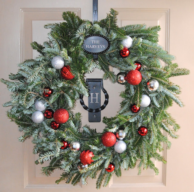 Ornament Wreath Pottery Barn Knockoff Happy Go Lucky