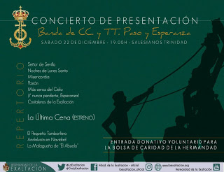 La Banda de Cornetas y Tambores de la Esperanza se presenta en Sevilla con la Exaltación La Banda de Cornetas y Tambores de la Esperanza se presenta en Sevilla con la Exaltación