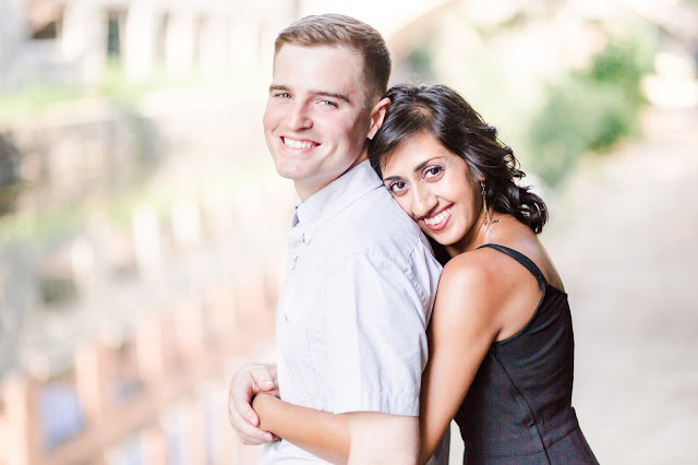 A Summer Engagement Session in Georgetown at the Old Stone House and Canal | Photos by Heather Ryan Photography