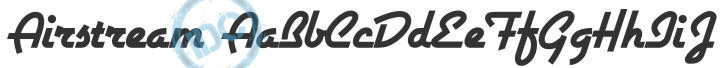 Font Retro: Airstream