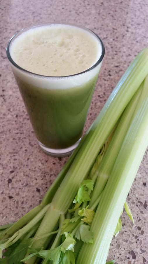 Heidi Finger Food Juicing Celery